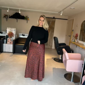 Lange rok met print