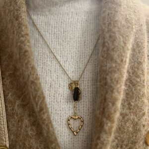 Lange ketting met bedels